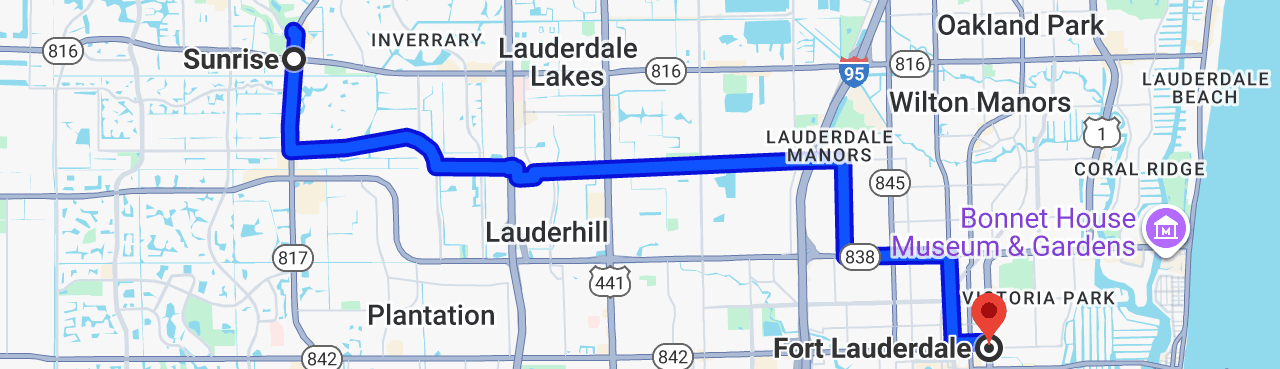 orthodontics in sunrise, FL, map and directions